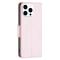  iPhone 15 Pro Fodral Shark Litchi Läder Roséguld