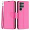  Samsung Galaxy S24 Ultra Fodral Litchi Shark Rosa