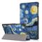  Lenovo Tab M10 HD (2nd Gen) - Tri-Fold Fodral - Brush Painting
