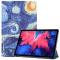  Lenovo Tab P11 / P11 Plus - Tri-Fold Läder Fodral - Brush Painting