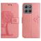  Motorola Moto G86 Power/G86 5G Fodral Träd Tryck Rosa
