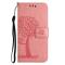  Motorola Moto G86 Power/G86 5G Fodral Träd Tryck Rosa