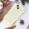  iPhone 15 Skal Wavy Hybrid Transparent/Gul