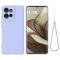  Motorola Edge 50 Skal Liquid Silikon Lila