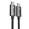  Thunderbolt 3/4 Kabel 50cm USB-C 100W PD Svart