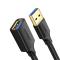 UGREEN UGREEN 2m USB 3.0 Hane Till Hona Förlängningskabel Svart