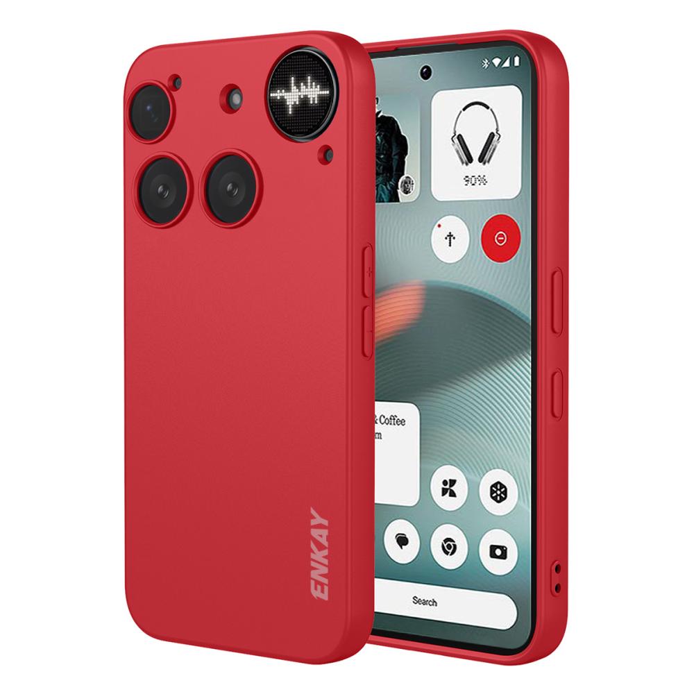 ENKAY ENKAY Nothing Phone 3 Skal Silikon Röd