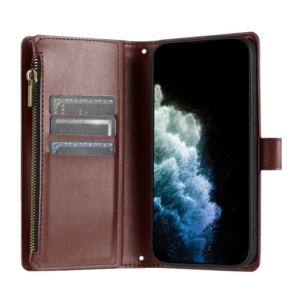  Samsung Galaxy S26 Ultra Fodral Multifunktionellt Läder Brun