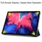  Lenovo Tab P11 / P11 Plus - Tri-Fold Läder Fodral - Mörk Blå
