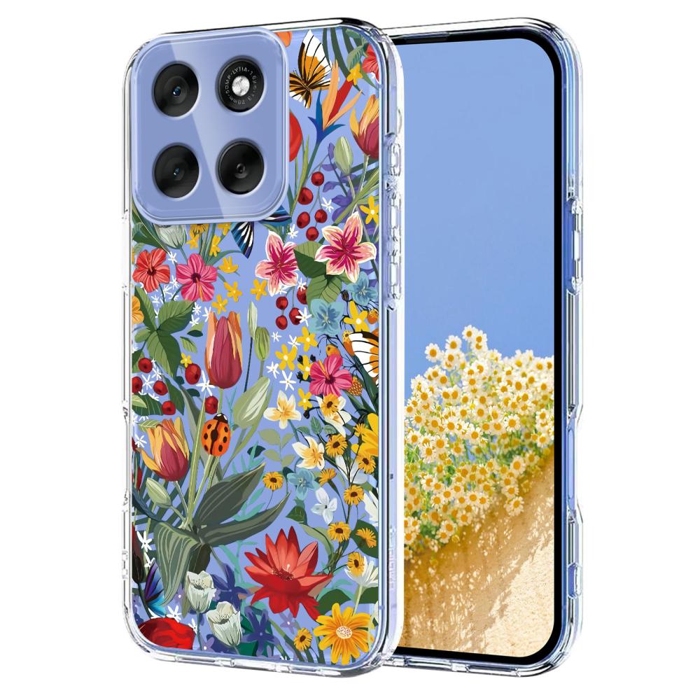  Motorola Moto G86 5G Skal Med Tryck Blommor