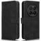  Honor Magic7 Pro Fodral Läder Skin Feel Svart