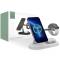 Tech-Protect Tech-Protect 15W LED 3in1 Magnetisk MagSafe Laddare Vit