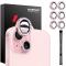 NORTHJO NORTHJO iPhone 15/15 Plus/14/14 Plus Linsskydd Strass 3-PACK Rosa