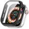  Apple Watch 10 46 mm Skal Med Skärmskydd Härdat Glas Svart