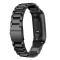  Lyxigt Metallarmband Fitbit Charge 3 / 4 Svart