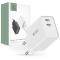 Tech-Protect Tech-Protect 35W PD 2x USB-C Väggladdare Vit