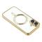  iPhone 17 Skal MagSafe Electroplated TPU Guld