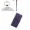  Samsung Galaxy S21 FE Fodral Big Butterfly Läder Lila