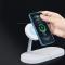 Tech-Protect Tech-Protect 15W LED 3in1 Magnetisk MagSafe Laddare Vit