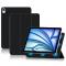  iPad Air 13 2026-2024 2in1 Magnetiskt Fodral Svart