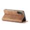 CASEME CASEME Samsung Galaxy S22 Plus Fodral Retro Läder Brun