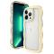  iPhone 15 Pro Max Skal Wavy Hybrid Transparent/Gul
