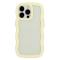  iPhone 15 Pro Max Skal Wavy Hybrid Transparent/Gul