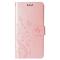  iPhone 15 Plus Fodral Med Blommigt Tryck Roséguld