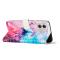  Motorola Moto G13 / G23 / G53 5G Fodral Marmor Textur Rosa/Lila