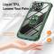  iPhone 15 Pro Skal Ring Shockproof Hybrid Grön