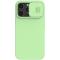 NILLKIN iPhone 13 Pro - NILLKIN CamShield Silky Liquid Skal - Grön