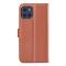  Samsung Galaxy A03 Fodral Litchi Läder Brun