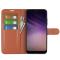  Samsung Galaxy A03 Fodral Litchi Läder Brun