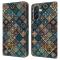  Samsung Galaxy A37 5G Fodral Läder Mandala Blommor