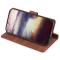  Samsung Galaxy S23 Plus Fodral Krokodil Textur Brun