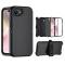  iPhone 17e/16e Skal Extreme Shockproof Hybrid Svart/Orange