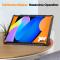  Lenovo Idea Tab Fodral Tri-Fold Läder Röd