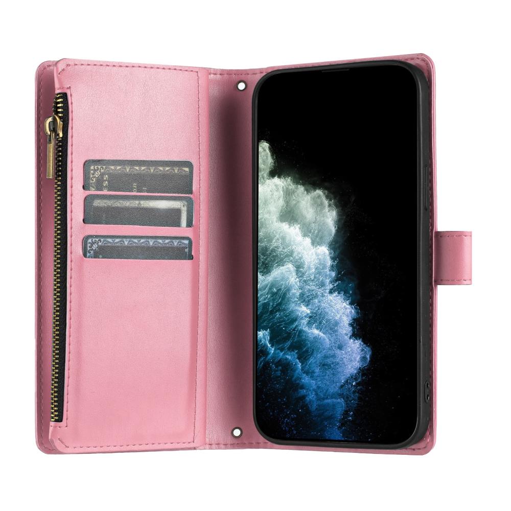  Samsung Galaxy S26 Ultra Fodral Multifunktionellt Läder Rosa