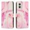  Motorola Moto G13 / G23 / G53 5G Fodral Marmor Textur Roséguld