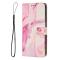  Motorola Moto G13 / G23 / G53 5G Fodral Marmor Textur Roséguld