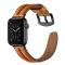  Äkta Läder Armband Apple Watch 42/44/45/46/49 mm Brun