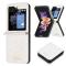  Galaxy Z Flip 6 / 7 FE Skal Diamond Textur Vit