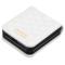  Galaxy Z Flip 6 / 7 FE Skal Diamond Textur Vit