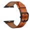  Äkta Läder Armband Apple Watch 42/41/40/38 mm - Brun