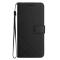  OnePlus 15 Fodral Läder Rhombus Svart