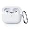  AirPods Pro 3 Skal Med Karbinhake Silikon Vit