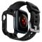 Spigen Spigen Apple Watch 44/45 mm Skal/Armband Rugged Armor 'Pro' Svart