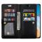  Galaxy S23 Ultra Fodral Multifunktionell Med Frontficka Svart