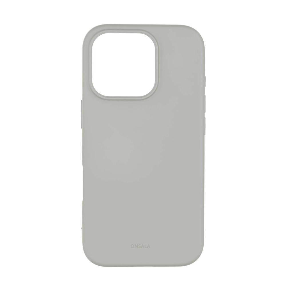 Onsala Onsala iPhone 16 Pro Mobilskal Med Silikonkänsla Concrete