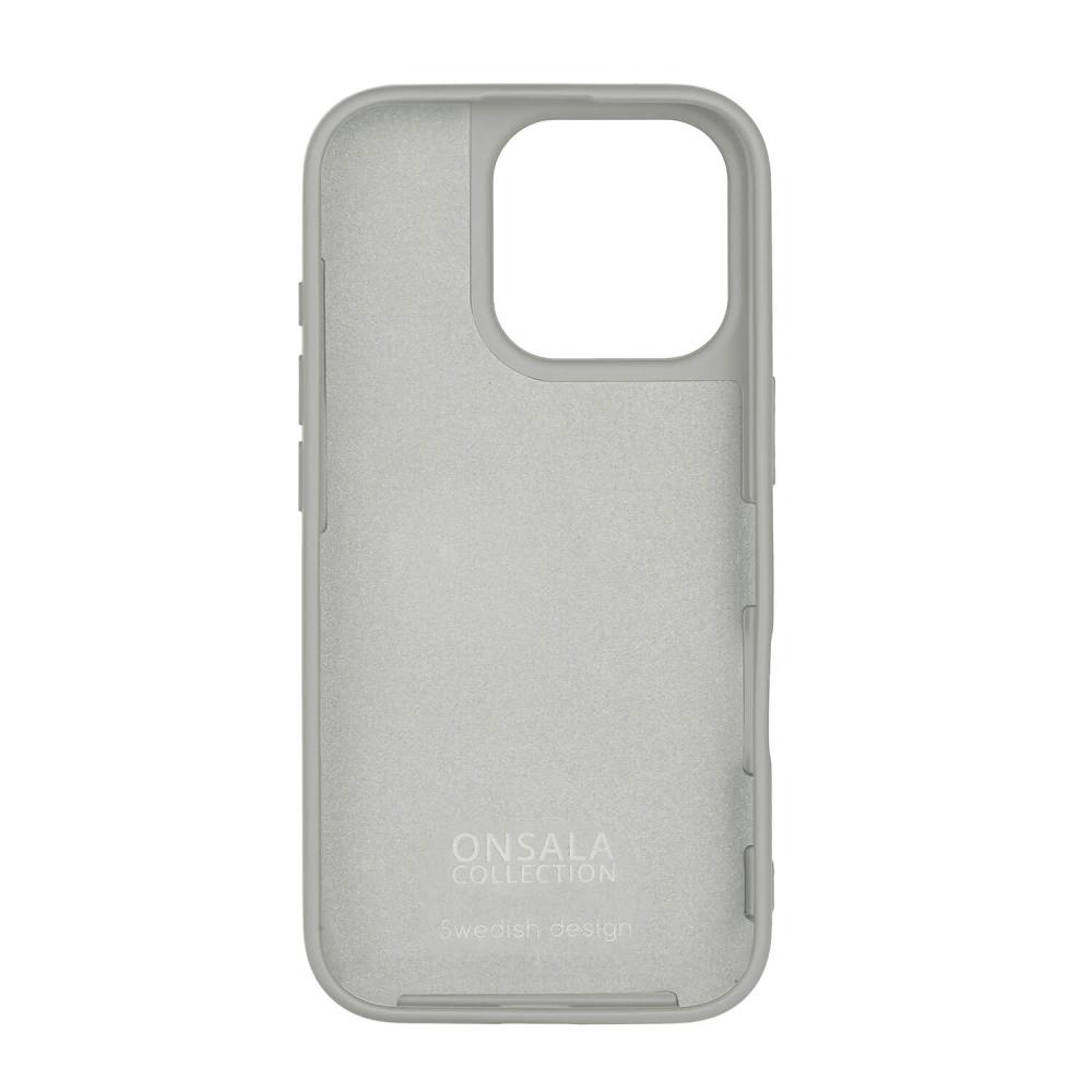 Onsala Onsala iPhone 16 Pro Mobilskal Med Silikonkänsla Concrete